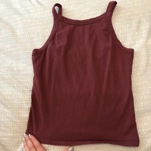 Burgundy Tank Top